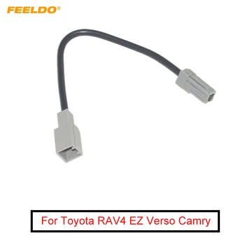FEELDO Автомобильный Аудиовход Media Data Wire Оригинальный Штекер USB-Адаптер От Мужчины К Женщине Для Toyota RAV4 EZ Verso Camry Кабель