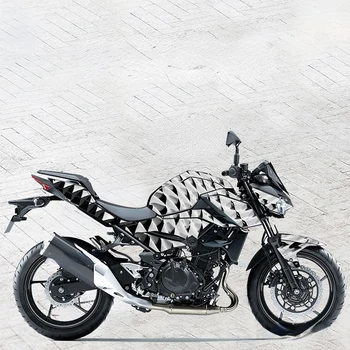 Для KAWASAKI Ninja 400 Z400 наклейка на обтекатель кузова мотоцикла наклейки с логотипом, защитная наклейка, 3D наклейки