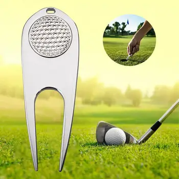Инструмент для удаления дерна для гольфа, Очиститель канавок для гольфа, инструмент для ремонта вил для мини-гольфа, Маркер для мяча для гольфа, принадлежности для гольфа